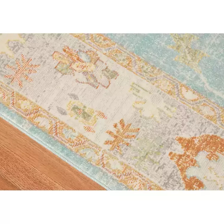 Alfombra Bohemia Acuarela y Beige 5x8 Pies - Diseño Artesanal para Espacios Modernos | Colección Exclusiva Kirklands Home
