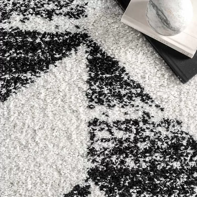 Alfombra mullida de pelo largo en espiga color carbón - Tamaño sala 2.7x3.6 metros | Oferta exprés en decoración de interiores