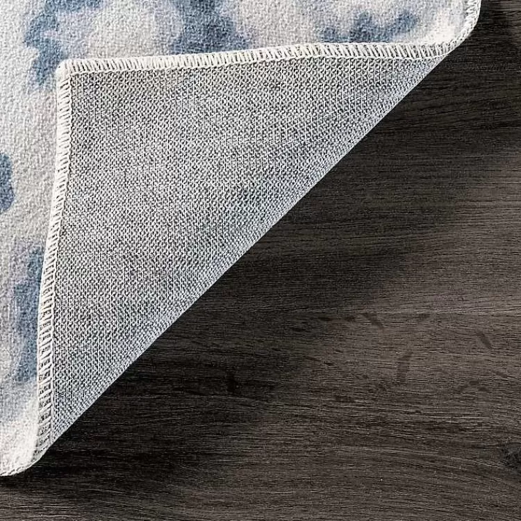 Alfombra Lavable Kirklands Home - Estilo Moderno con Motivos de Leopardo Azul | Tamaño 1.5x2.4m | Diseño Único para Salas y Dormitorios | Novedad en Decoración de Interiores