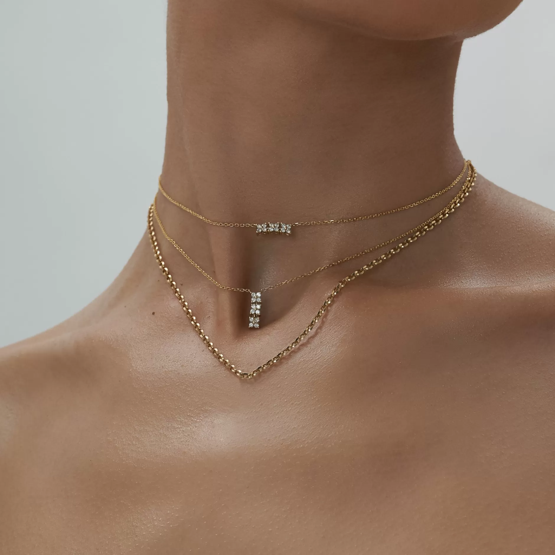 Collar Bronte Dore de Anissa Kermiche - Diseño Horizontal Elegante | Oferta Exclusiva en Joyería Moderna