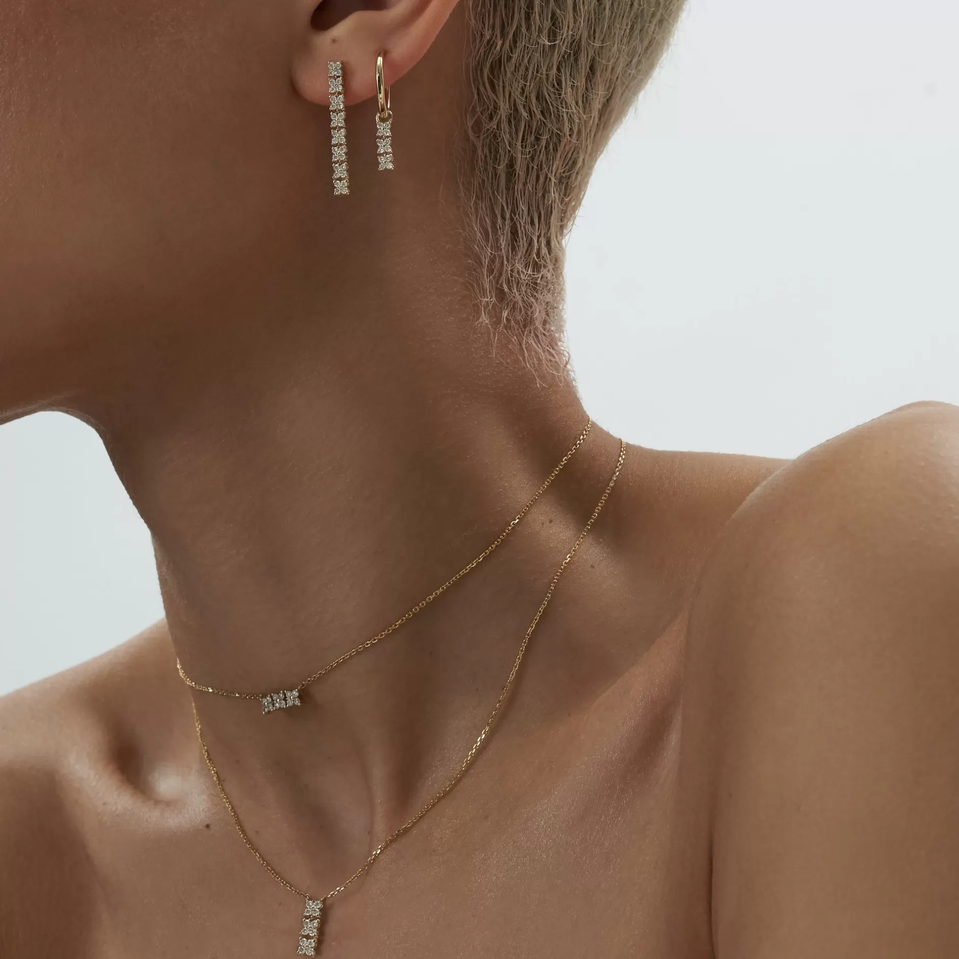Collar Bronte Dore de Anissa Kermiche - Diseño Horizontal Elegante | Oferta Exclusiva en Joyería Moderna