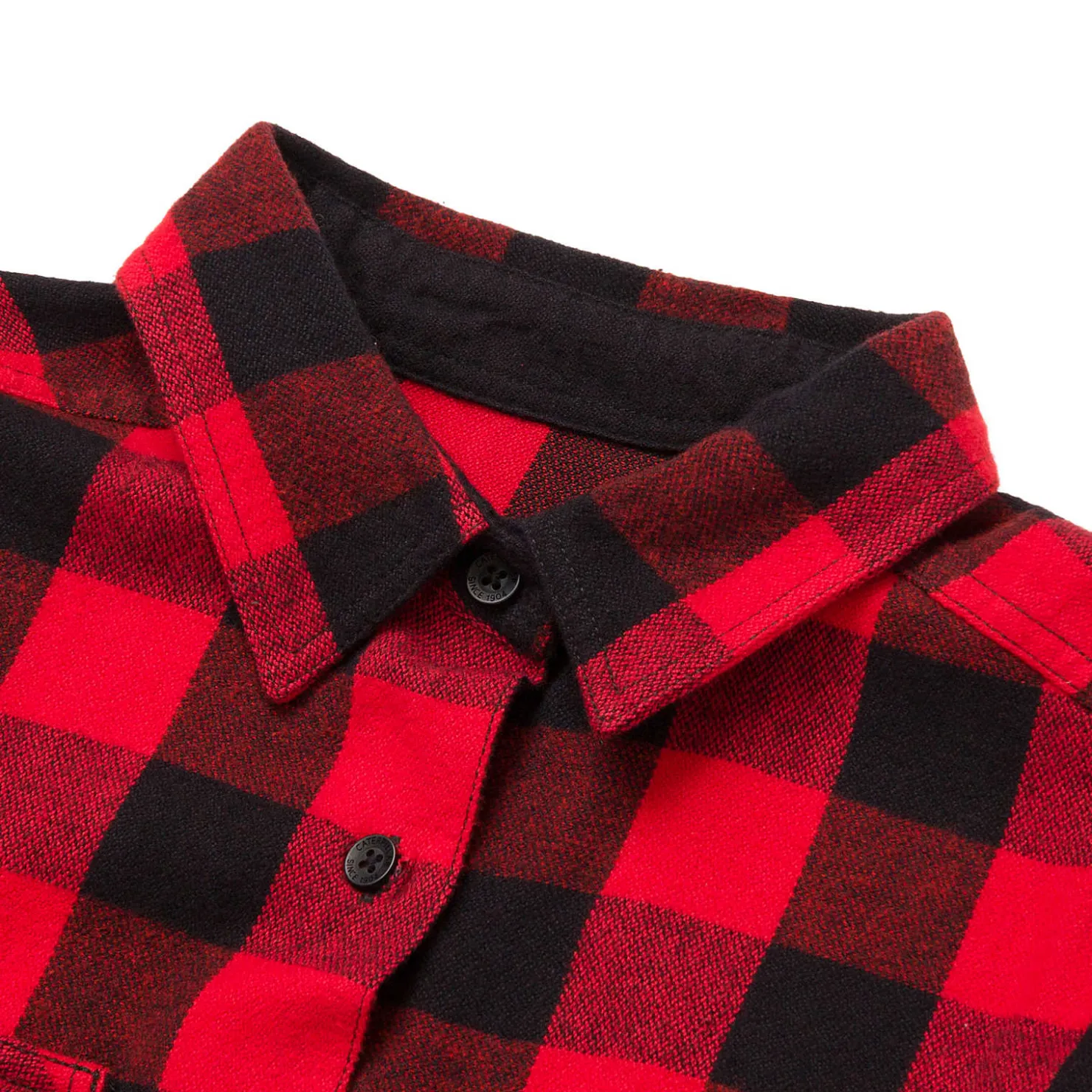 Camisa Abrigada para Mujer - Estilo Cuadrille Búfalo de Cat Footwear
