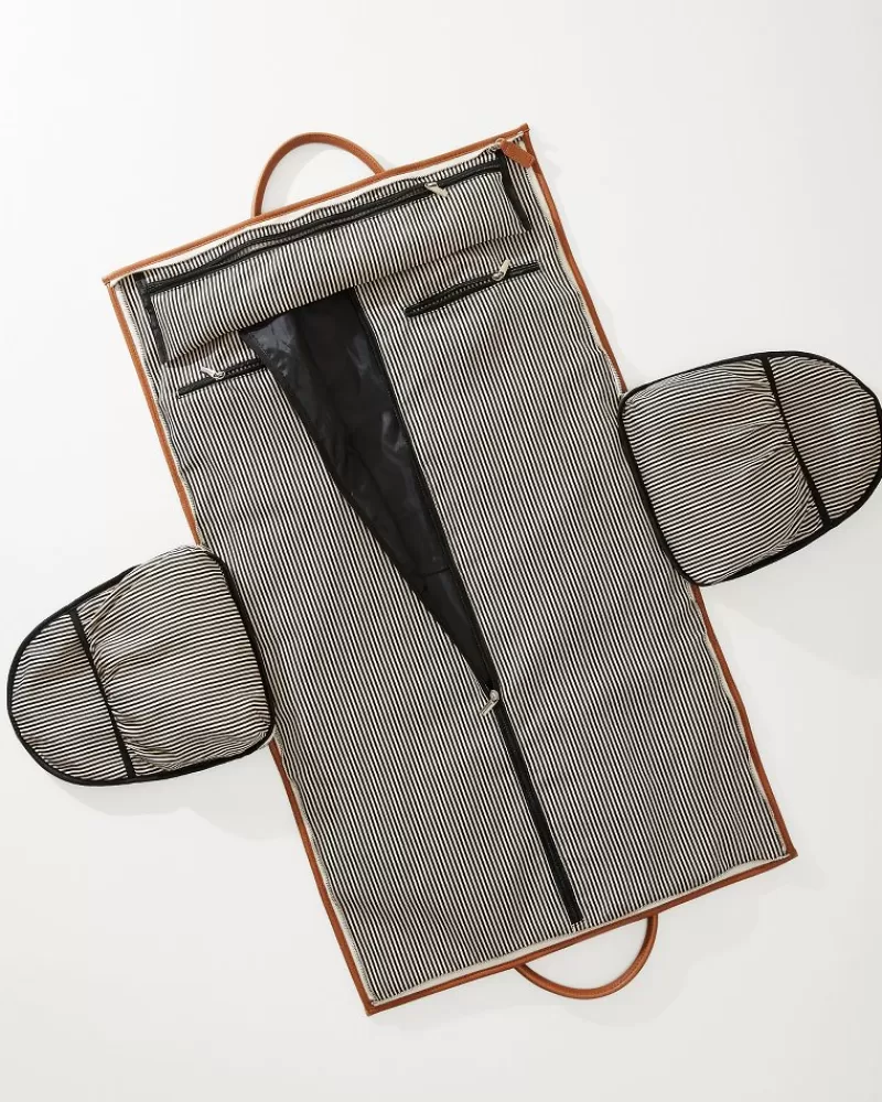 Bolsa de Viaje Elegante Doble Función Beige Capri - Organizador de Prendas Tommy Bahama con Estilo Caribeño