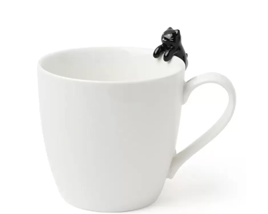 Cuchara Colgante para Gatos Miya - Diseño Elegante en Negro