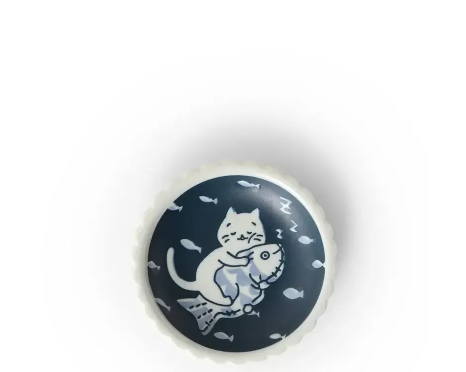 Juego de 4 Platos para Salsas MIYA Mascotas - Diseño Compacto 10.8 cm - Accesorios Gatunos Diarios