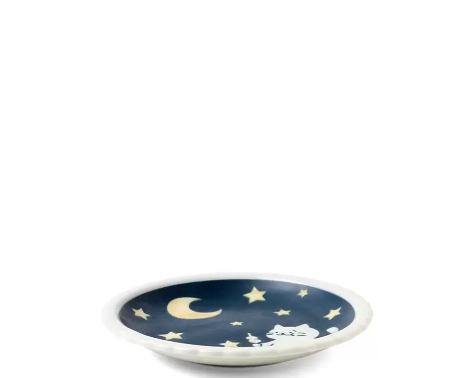 Juego de 3 Platos Miya 'Vida Gatuna' - Diseño Exclusivo de 14 cm para Mascotas Elegantes