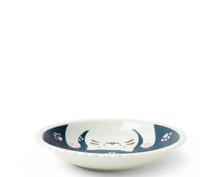 Plato para Gatos Cat Life de 8.25 Pulgadas - Diseño Duradero MIYA, Ideal para Alimentos y Snacks Mascotas