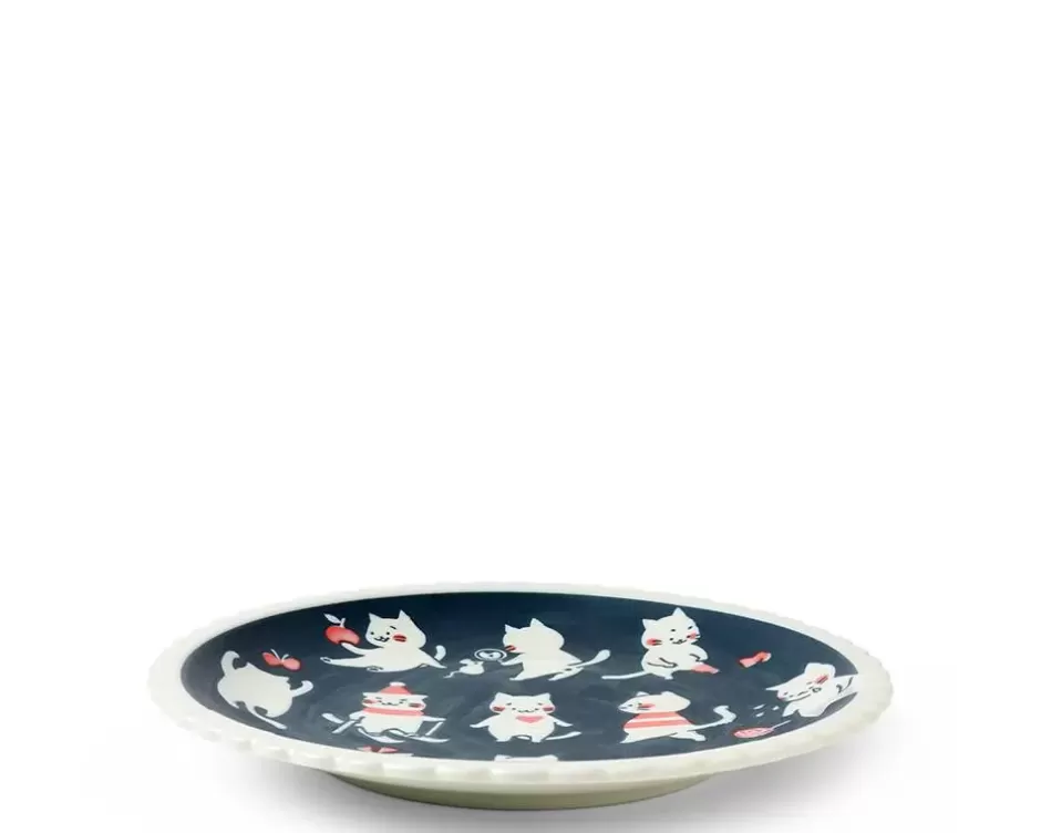 Plato decorativo para gatos Vida Felina - 24 cm de diámetro (9.5