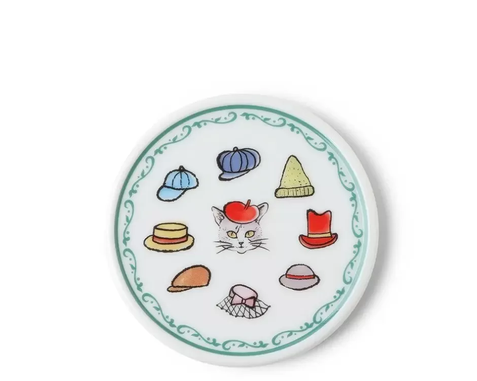 Taza con diseño de gatos divertidos y gorros - Incluye tapa ajustable - Colección exclusiva de MIYA