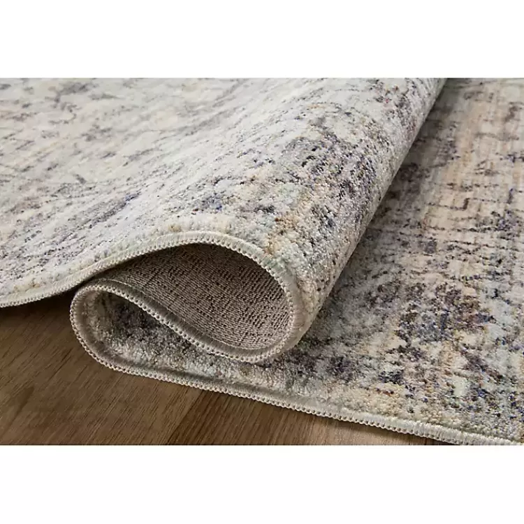 Alfombra Decorativa Sorrento con Medallón Gris Carbón 7x10 Pies - Estilo Clásico y Duradero para Hogar | Oferta Exclusiva Kirklands + Envío Rápido