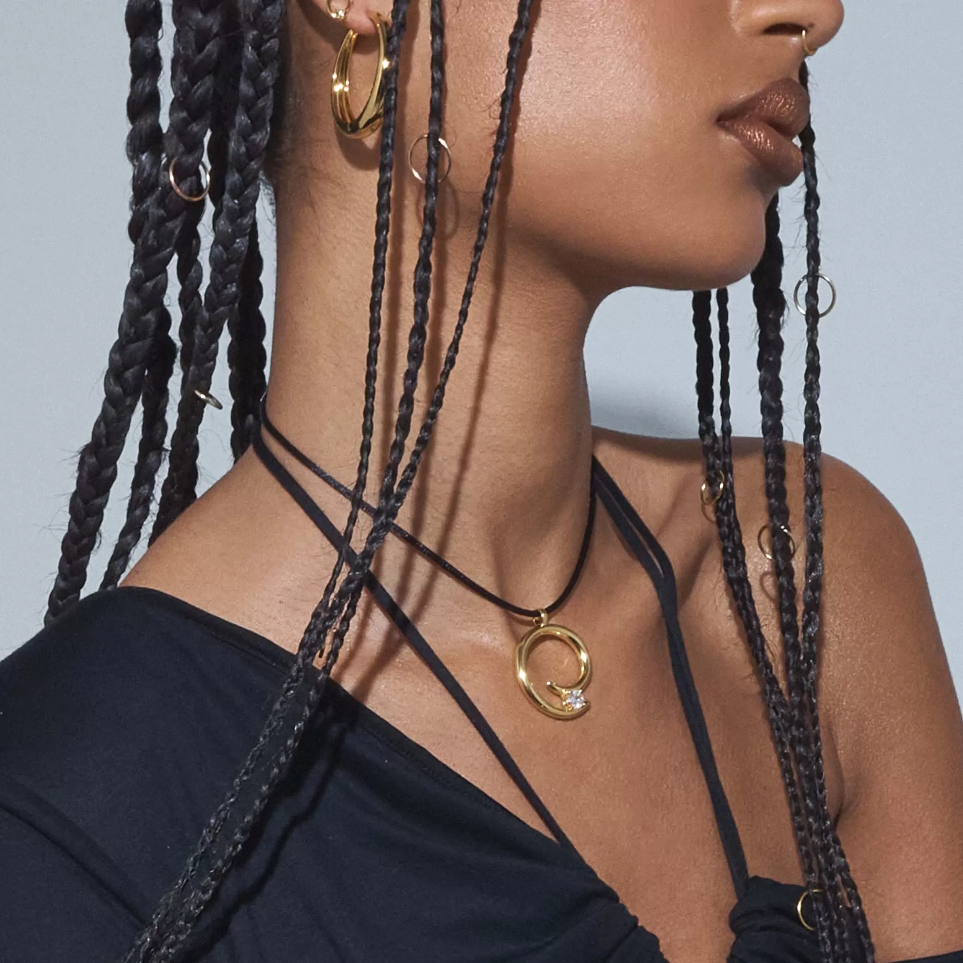 Collar Anudado Charmeur en Oro de Anissa Kermiche - Edición Limitada con Descuento Exclusivo