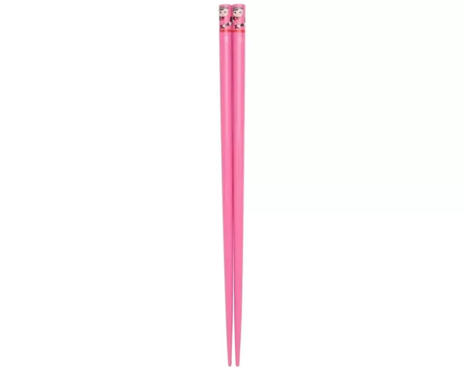 Palillos Ninja Rosa MIYA - Juego Premium de 5 Piezas | Diseño Único para Amantes de la Cocina Asiática