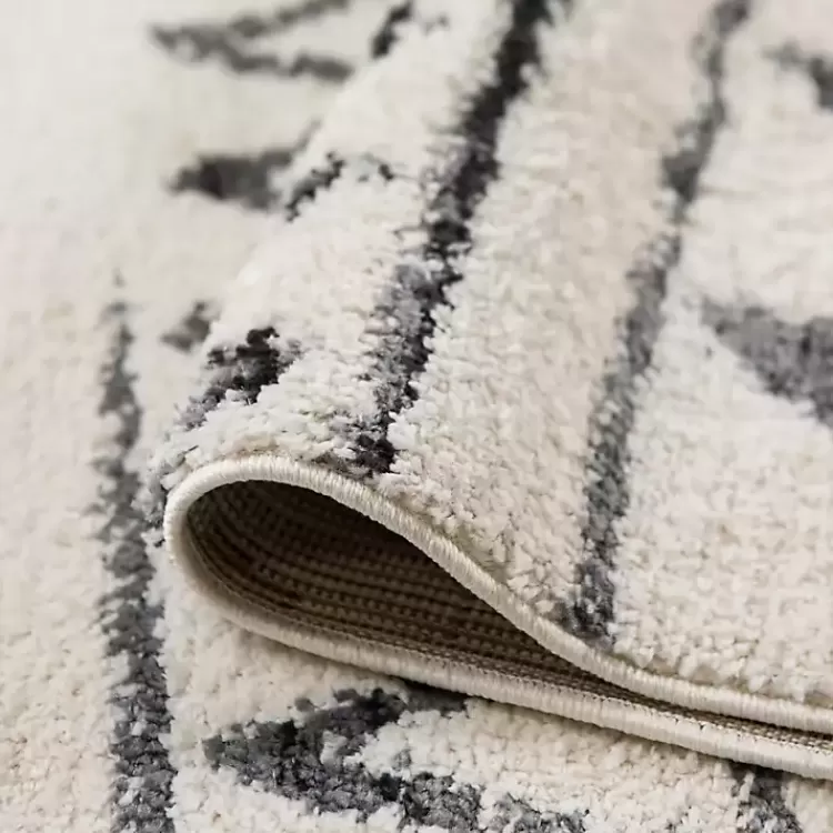 Alfombra Bohemia Cremosa con Rayas Decorativas 5x8 Pies - Exclusiva de Kirklands Home, Oferta Destacada en Decoración de Interiores