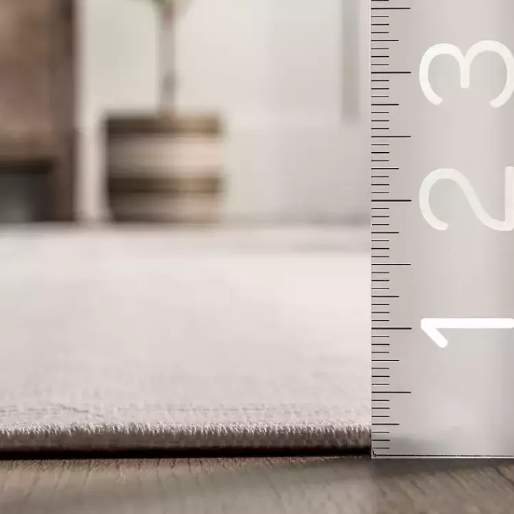 Alfombra Lavable Moderna en Beige con Diseños Geométricos - Tamaño 2.40x3.00m ¡Oferta Flash en Decoración Kirklands!