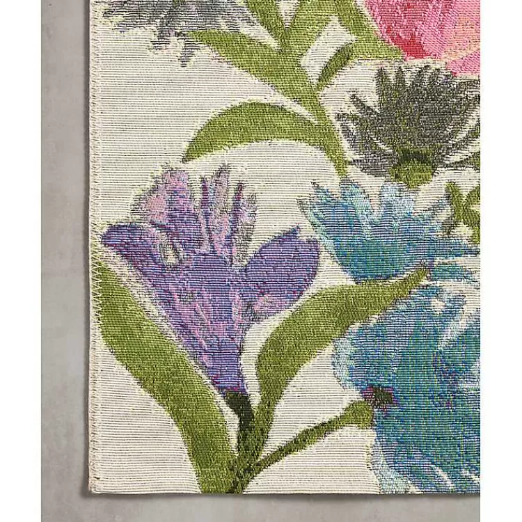 Alfombra Elegante para Jardín Daylight Party - Uso Interior/Exterior 2.7x1.8m | Diseño Duradero Kirklands Home | Oferta Exclusiva en Decoración de Exteriores