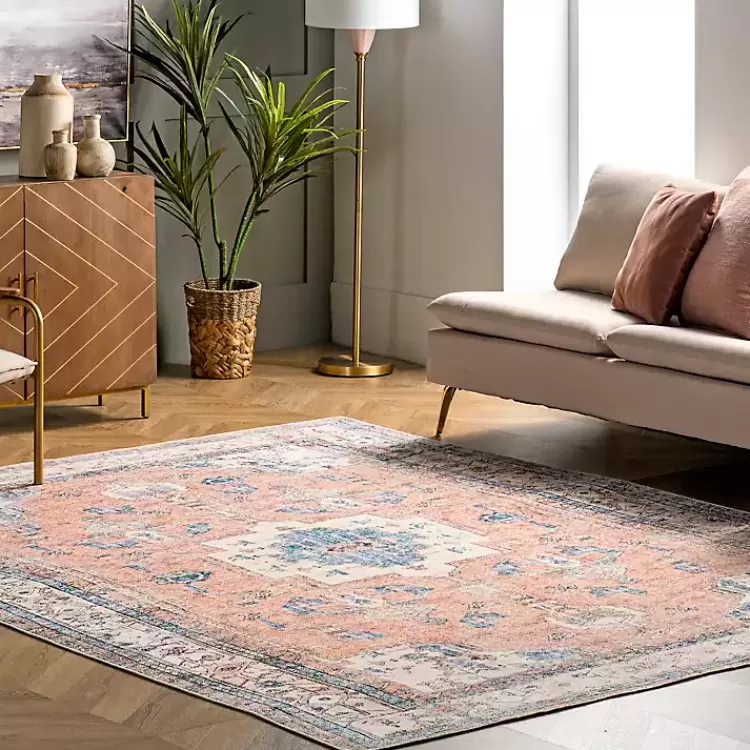 Alfombra Lavable Eleanor Medallion 1.80x2.40m - Diseño Clásico con Descuento Exclusivo de Kirklands