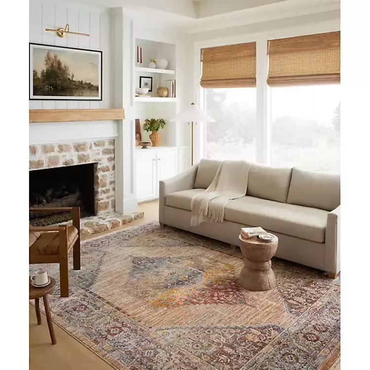 Alfombra Elegante Florence Atardecer con Medallón - Tamaño 2.10x3.00 metros | Oferta Exclusiva Kirkland's Home