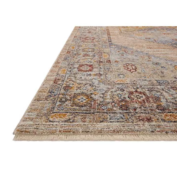 Alfombra Elegante Florence Atardecer con Medallón - Tamaño 2.10x3.00 metros | Oferta Exclusiva Kirkland's Home