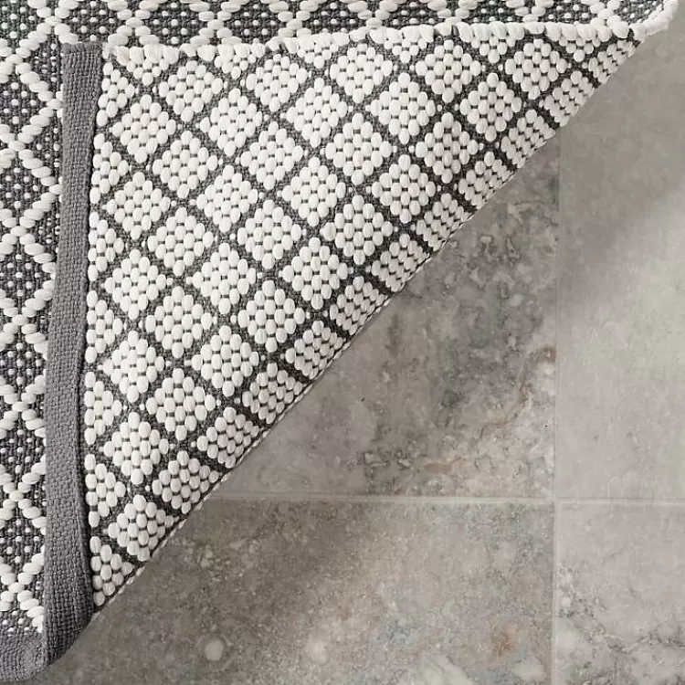 Alfombra Versátil de Diseño Enredadera en Gris y Blanco - Ideal para Interior y Exterior (Medidas 1.20x1.80 m) - Colección Exclusiva Kirklands Home