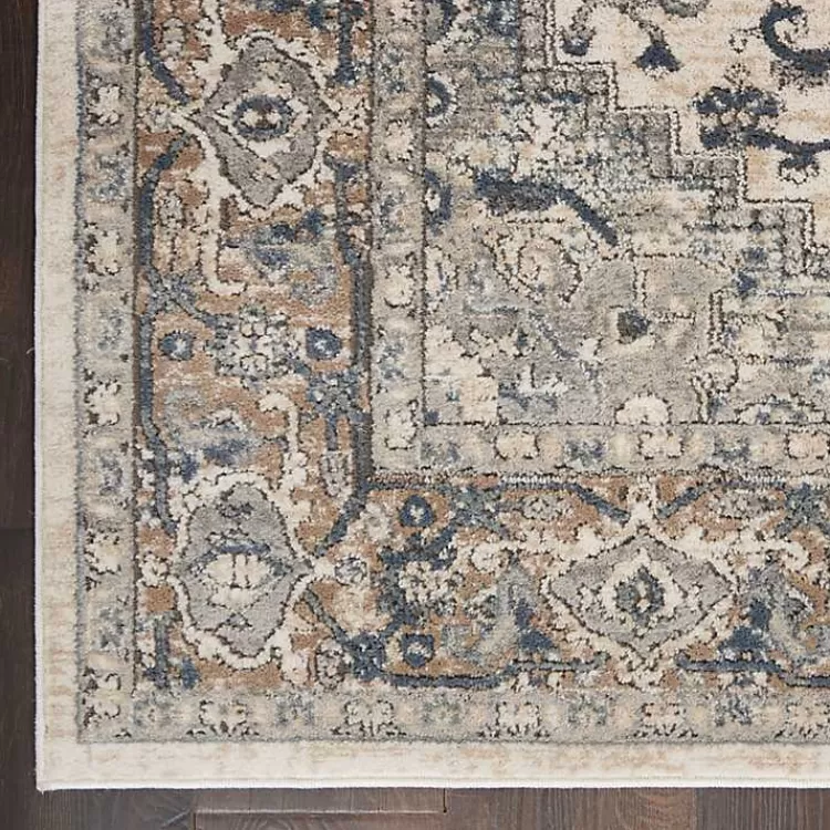 Alfombra Decorativa Nadia Medallion en Marfil - 2x4 Pies | Diseño Elegante para Hogar Kirklands - Oferta Exclusiva