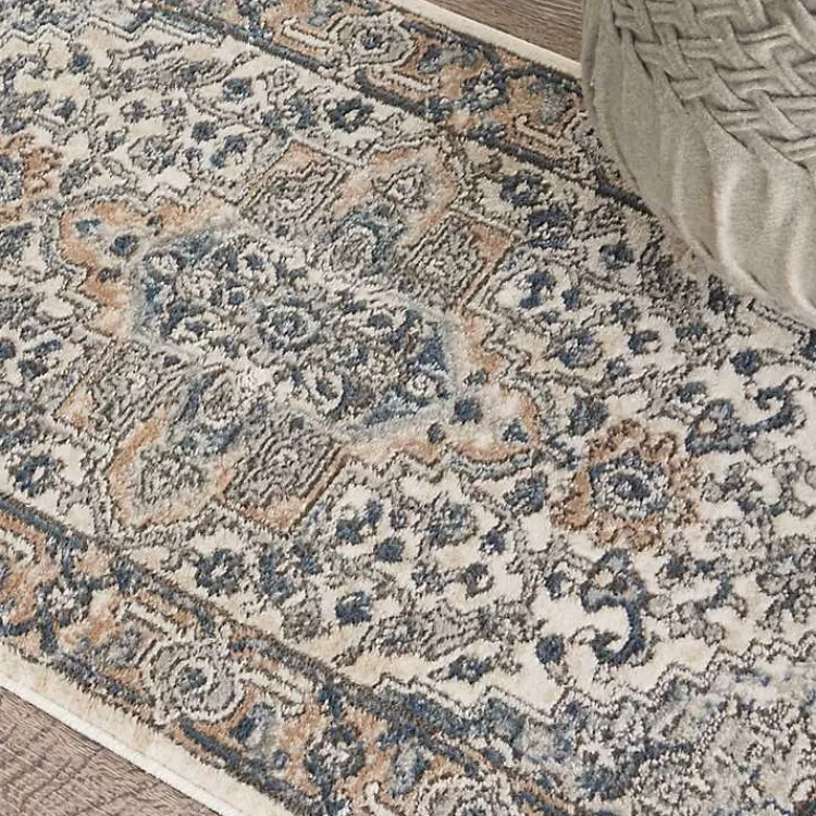 Alfombra Decorativa Nadia Medallion en Marfil - 2x4 Pies | Diseño Elegante para Hogar Kirklands - Oferta Exclusiva