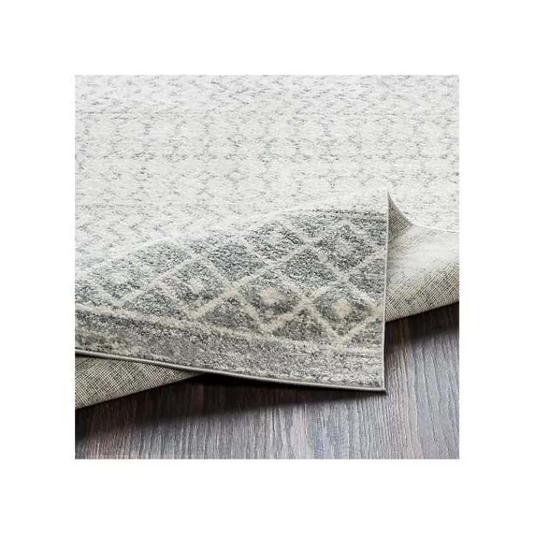 Alfombra Gris Moderna de Diseño Global 7x10 Pies - Oportunidad Única en Liquidación Kirklands Home
