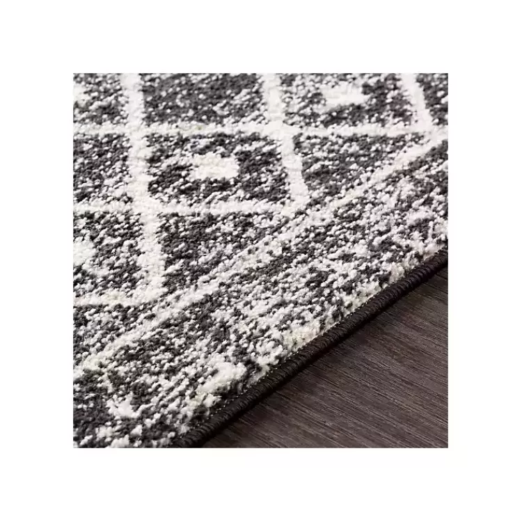 Alfombra Cuadrada Moderna con Diseño Marroquí en Gris - 1.2m x 1.2m | Textura Acogedora | Oferta Especial Hogar Kirklands