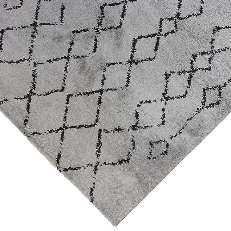 Tapete Moderno Rayado con Diseño Diamante - Medidas 1.50x2.40 metros - Perfecto para Salas y Dormitorios | Oferta Exclusiva Kirklands - Estilo Contemporáneo para Tu Hogar