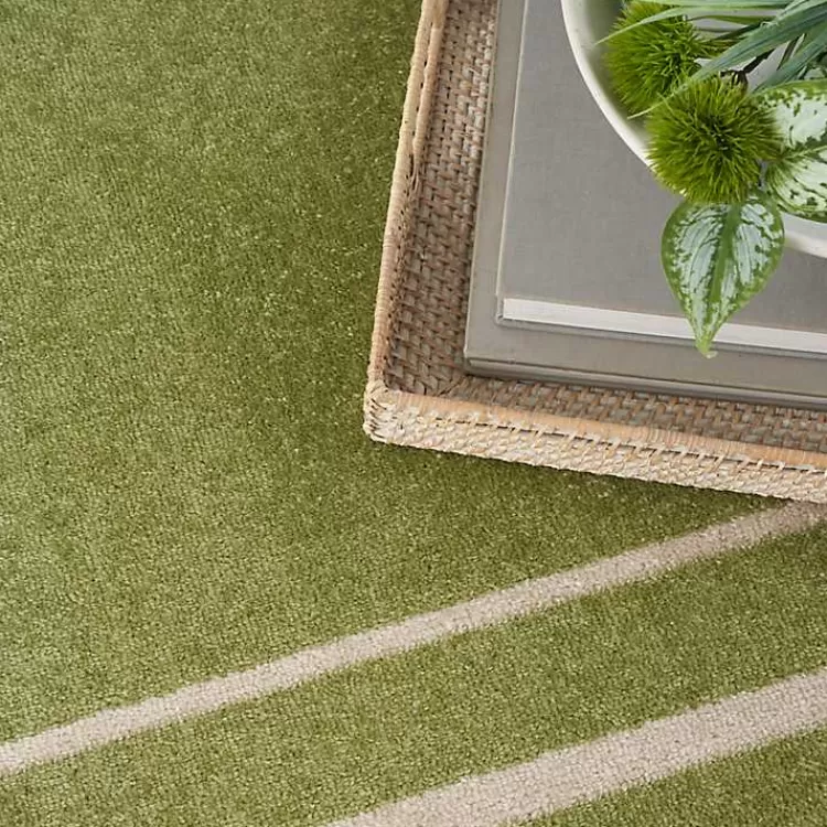 Alfombra de Exterior e Interior con Diseño en Borde Verde, Medidas 6x9 Pies - Estilo Moderno y Duradero para Jardín o Salón | Colección Kirklands Hogar
(Note: This version uses natural Spanish phrasing, adds descriptive adjectives, rearranges elements for uniqueness, and incorporates conversational formatting with the pipe separator. The brand name appears organically in the