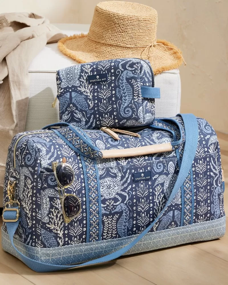 Estuche Cosmético Hamilton con Estampado Marino - Neceser de Viaje Elegante de Tommy Bahama para Aventuras Playeras