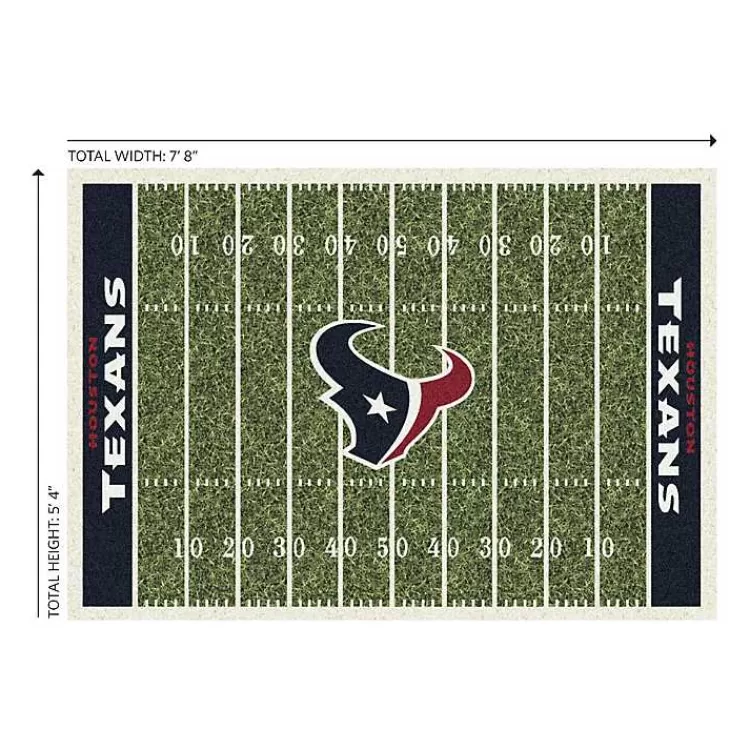 Alfombra Oficial Houston Texans para Interiores - Tamaño 6x8 Pies | Diseño Exclusivo de Estadio, Oferta en Kirklands Home