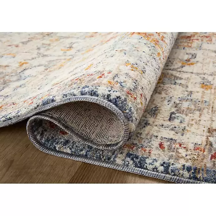 Alfombra Bergamo Azul Marino y Marfil 6x9 Pies - Oferta de Liquidación Exclusiva en Kirklands Home