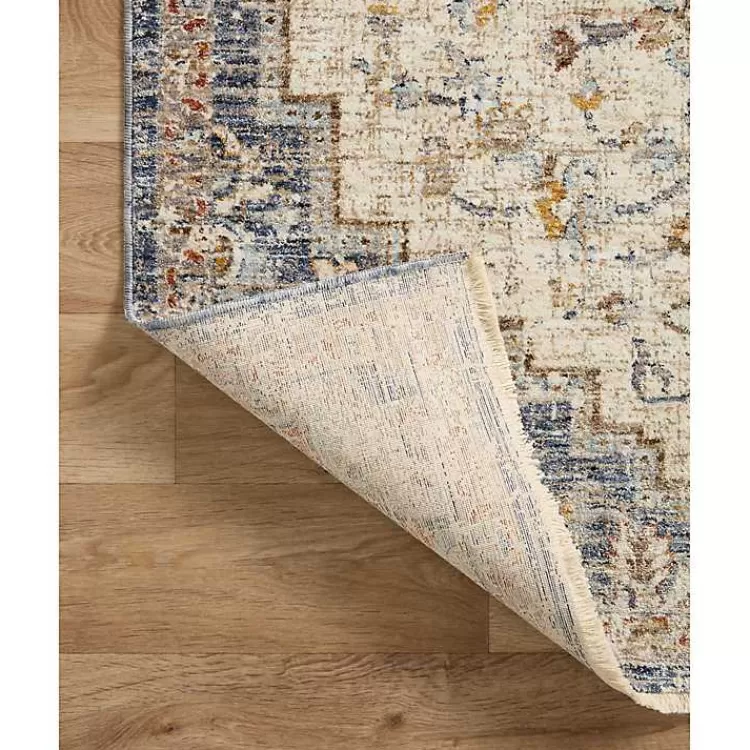 Alfombra Bergamo Azul Marino y Marfil 6x9 Pies - Oferta de Liquidación Exclusiva en Kirklands Home