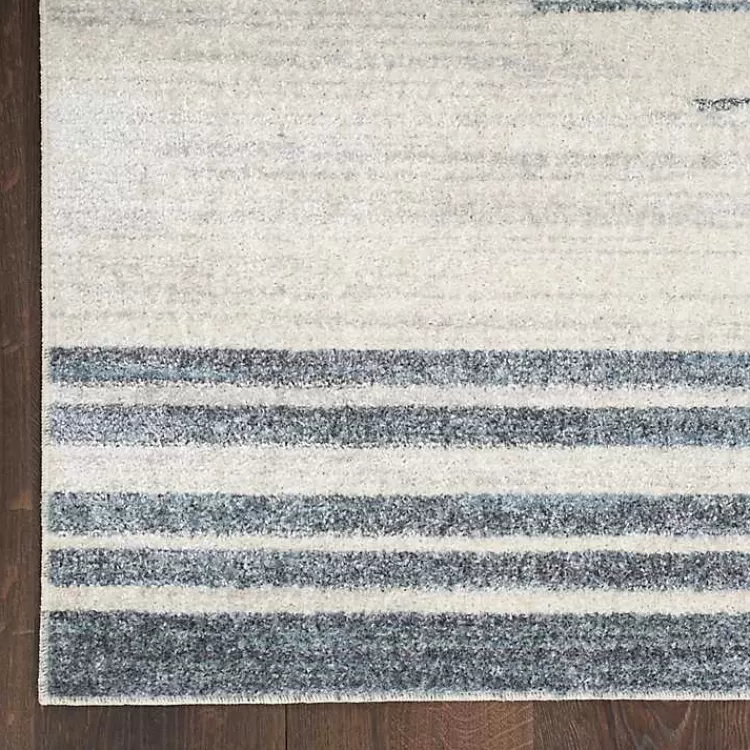 Alfombra Acogedora Lavable con Diseño de Esferas Rayadas - Tamaño 6x9 Pies, Color Marfil | Oferta Exclusiva Kirklands Home