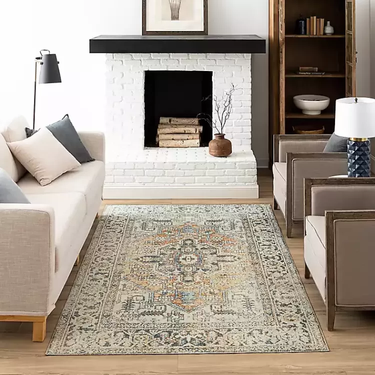 Alfombra Decorativa Wilcox Medallion - Tamaño 1.80x2.70m | Diseño Exclusivo Colección Kirklands