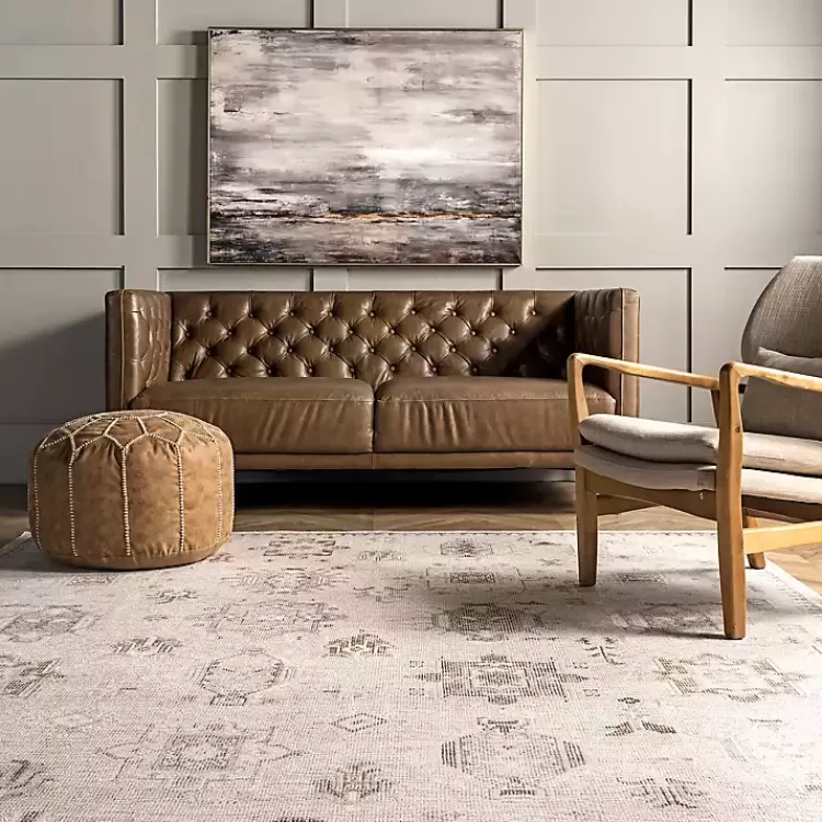 Alfombra Lavable 5x8 Pies Estilo Vintage Desgastado - Diseño Acogedor para Salas y Dormitorios, Colección Exclusiva de Kirklands Decoración Hogareña