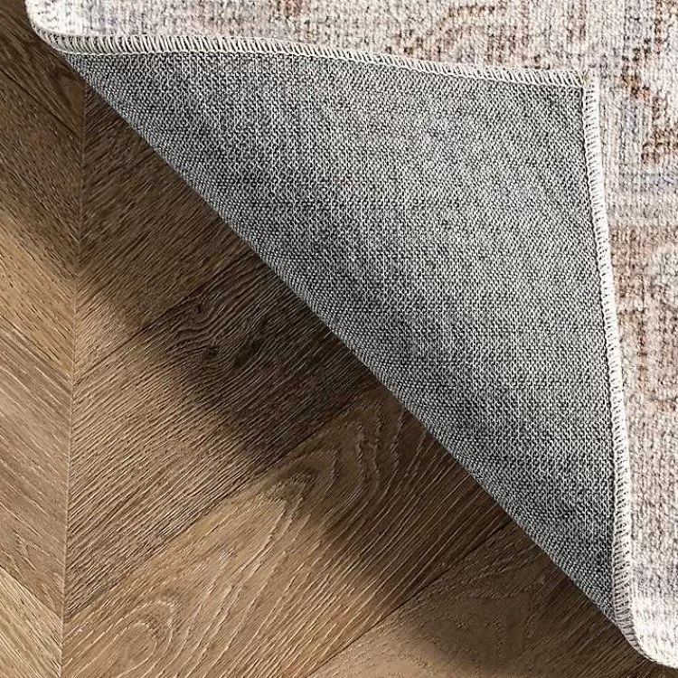 Alfombra Lavable 5x8 Pies Estilo Vintage Desgastado - Diseño Acogedor para Salas y Dormitorios, Colección Exclusiva de Kirklands Decoración Hogareña