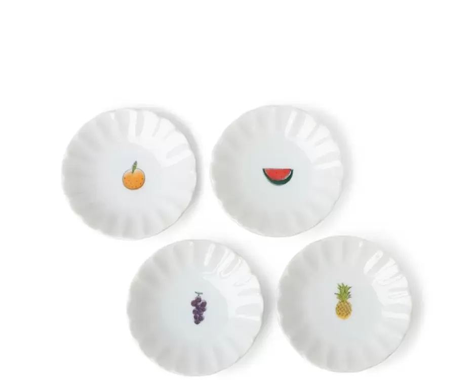 Juego de 6 Platos Elegantes para Frutas y Salsas - Diseño Exclusivo de Viñedos por MIYA 

(Alternativa con más calidez: Conjunto de 6 Platos Decorativos MIYA con Motivo Vitivinícola - Ideal para Aperitivos y Dips)