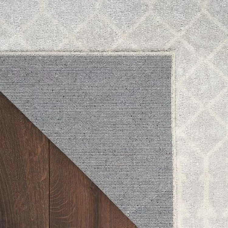 Alfombra decorativa lavable estilo marroquí en tonos claros - Tapiz corredor 2.4x3.6 metros para pasillos - Diseño exclusivo de Kirklands Home Collection