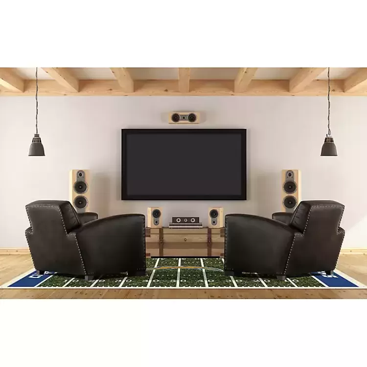 Alfombra decorativa Los Angeles Chargers - Tamaño XL 6x8 pies | Diseño oficial NFL | Oferta exclusiva en Kirklands Home