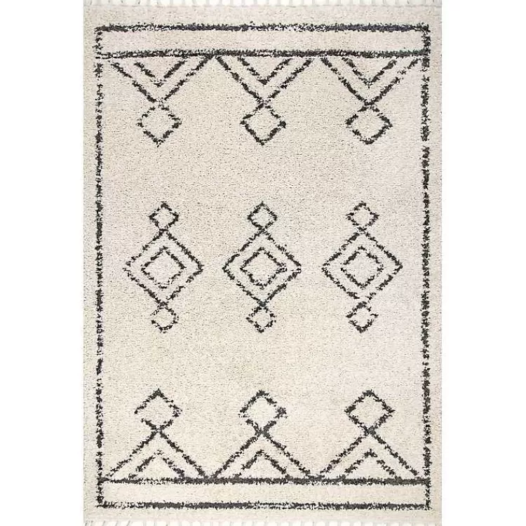 Alfombra Decorativa Macey con Patrón Diamante Marroquí - 1.50x2.40 metros, Oferta Especial en Kirklands Hogar