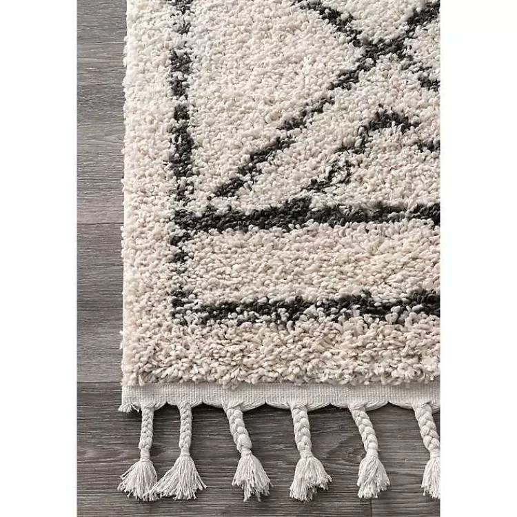 Alfombra Decorativa Macey con Patrón Diamante Marroquí - 1.50x2.40 metros, Oferta Especial en Kirklands Hogar