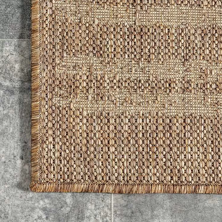 Alfombra Exterior Marti con Franjas Decorativas - Tamaño 1.50x2.40m para Terraza o Jardín | Diseño Moderno y Resistente | Colección Verano Kirklands