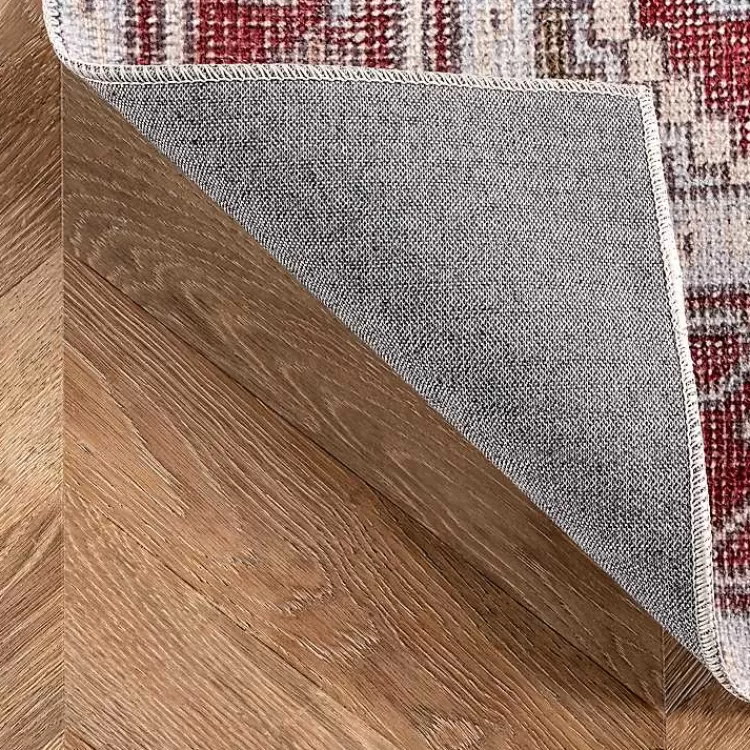 Alfombra Miley de 5x8 pies - Diseño Tradicional con Medallón y Elegancia Duradera, Lavable a Máquina - Colección Hogar Kirklands