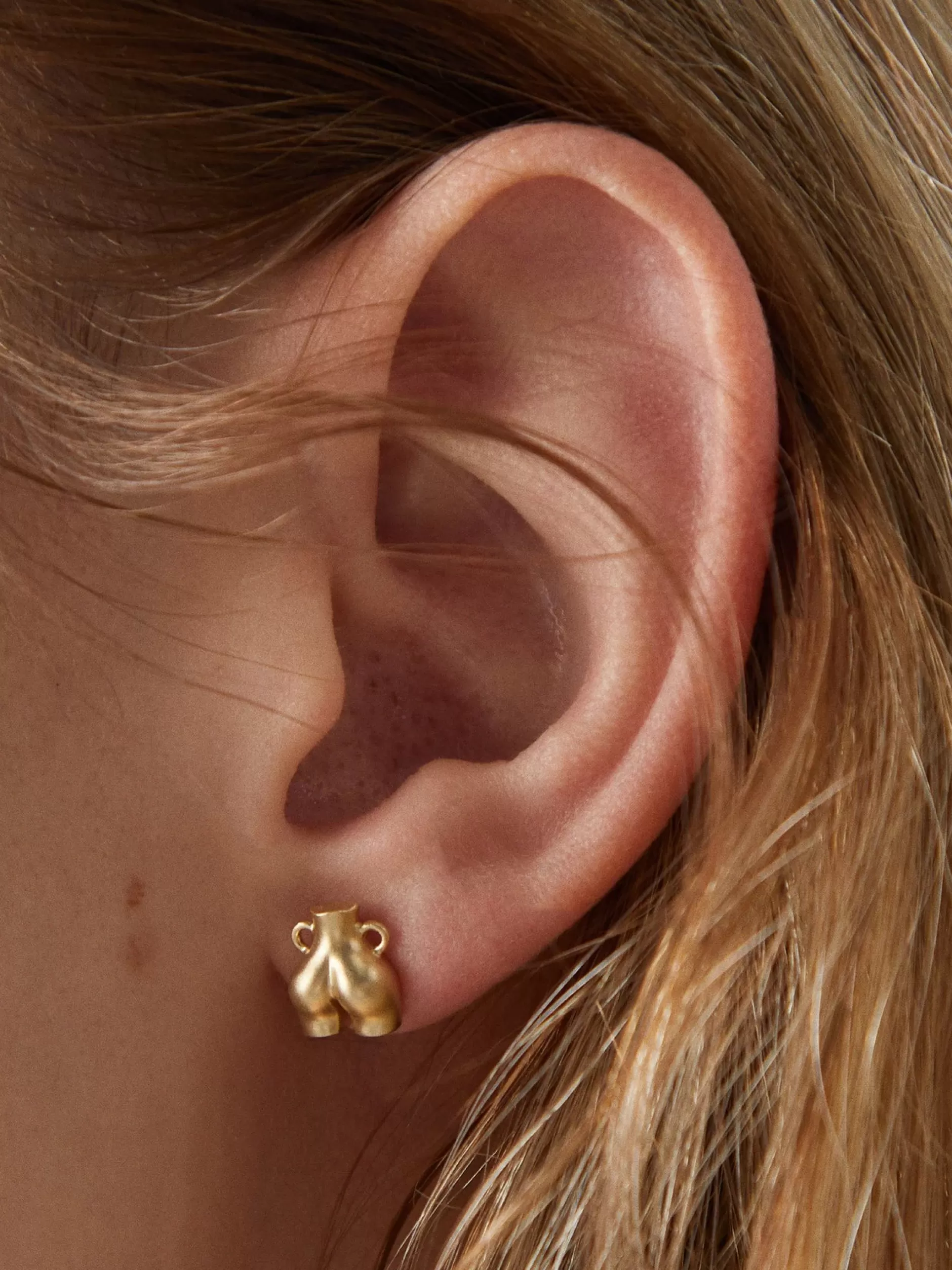 Anissa Kermiche - Pendientes Mini con Detalles Románticos - Oferta Exclusiva