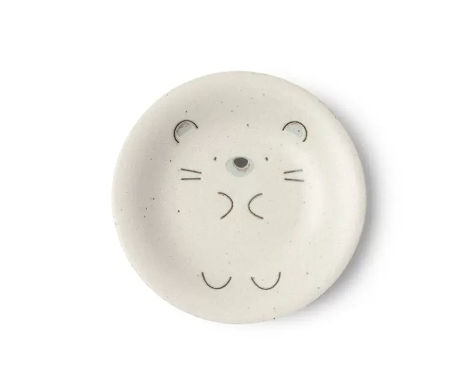 Juego de 3 Platos Divertidos con Diseño de Erizo Mogu Mogu - 6.5 Pulgadas, Ideal para Meriendas (Marca MIYA)