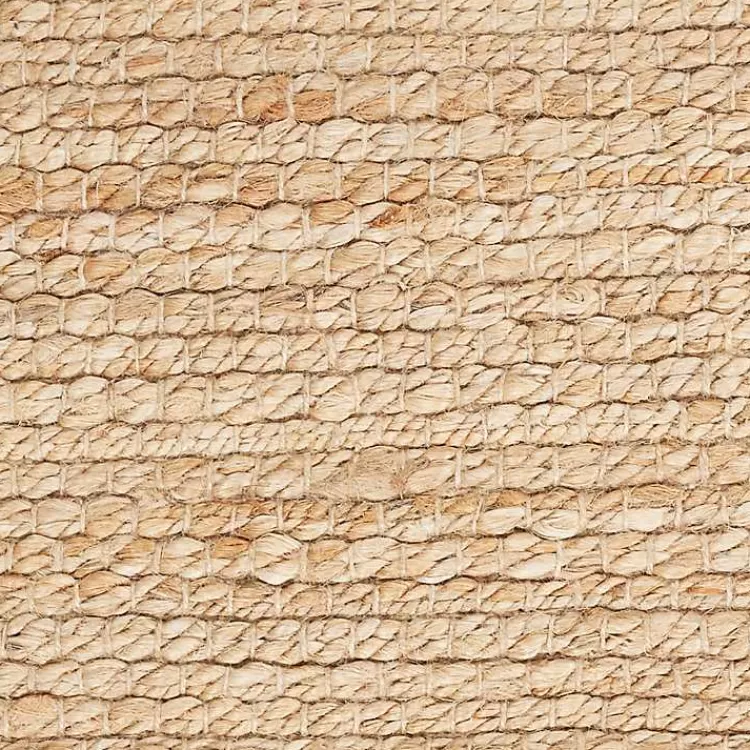 Alfombra Natural de Yute Blanqueado 3x5 Pies - Estilo Acogedor para Hogar | Colección Kirklands