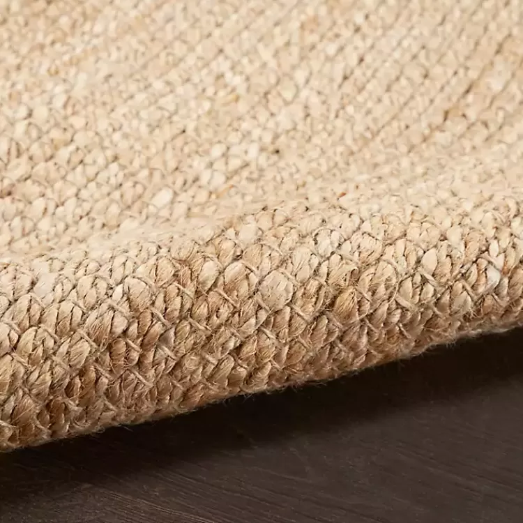 Alfombra Natural de Yute Blanqueado 3x5 Pies - Estilo Acogedor para Hogar | Colección Kirklands