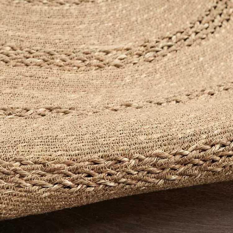Alfombra Artesanal de Hierbas Marinas 4x4 Pies - Tejido Natural para Interior/Exterior | Decoración Sostenible con Estilo Kirklands - Precio Accesible