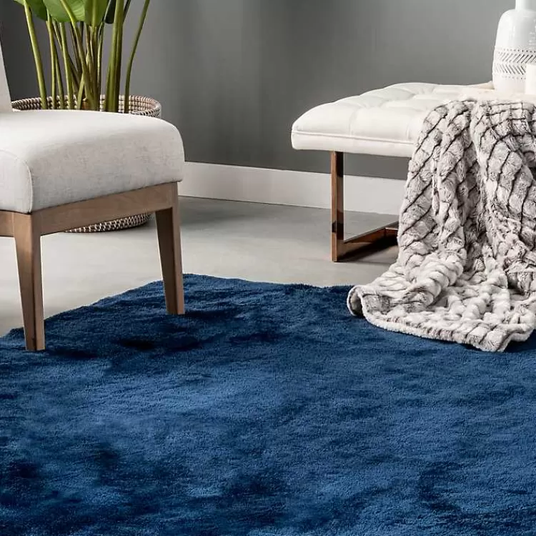 Alfombra Marea Alta Lavable a Máquina - Felpudo de Pelo Largo 1.50x2.40m - Diseño Marino Duradero por Kirklands Home
